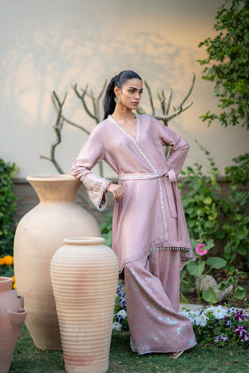 Wahaj M Khan | Pari Collection | Lavender Pari Wrap