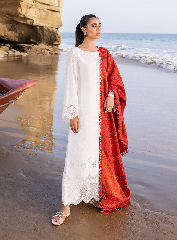Zainab chottani | Luxury Chikankari 24 | CHUNARI - 3A - Hoorain Designer Wear - Pakistani Ladies Branded Stitched Clothes in United Kingdom, United states, CA and Australia