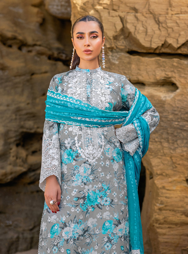 Zainab chottani | Luxury Chikankari 24 | LANA - 10B - Hoorain Designer Wear - Pakistani Ladies Branded Stitched Clothes in United Kingdom, United states, CA and Australia