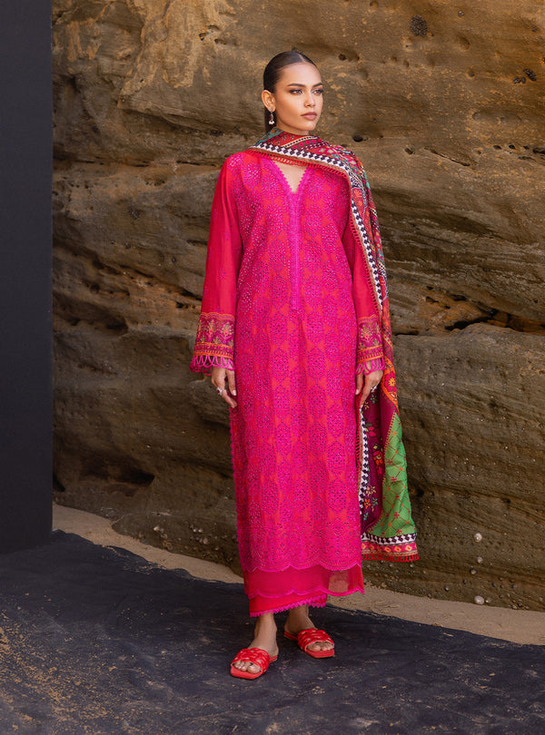 Zainab chottani | Luxury Chikankari 24 | LAALI - 6B - Hoorain Designer Wear - Pakistani Ladies Branded Stitched Clothes in United Kingdom, United states, CA and Australia