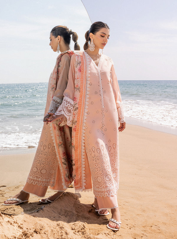 Zainab chottani | Luxury Chikankari 24 | NORA - 2A - Hoorain Designer Wear - Pakistani Ladies Branded Stitched Clothes in United Kingdom, United states, CA and Australia