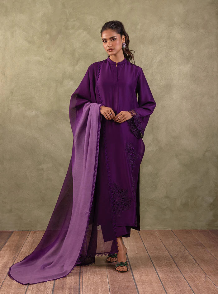 Zainab Chottani | Eid Edit 24 | ENCHANTING AMETHYST - Hoorain Designer Wear - Pakistani Ladies Branded Stitched Clothes in United Kingdom, United states, CA and Australia