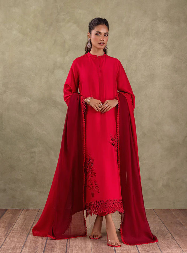 Zainab Chottani | Eid Edit 24 | Scarlet Rose - Hoorain Designer Wear - Pakistani Ladies Branded Stitched Clothes in United Kingdom, United states, CA and Australia