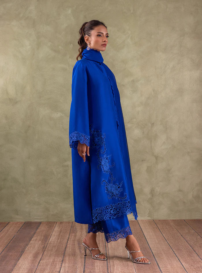 Zainab Chottani | Eid Edit 24 | Blue Diamond - Hoorain Designer Wear - Pakistani Ladies Branded Stitched Clothes in United Kingdom, United states, CA and Australia