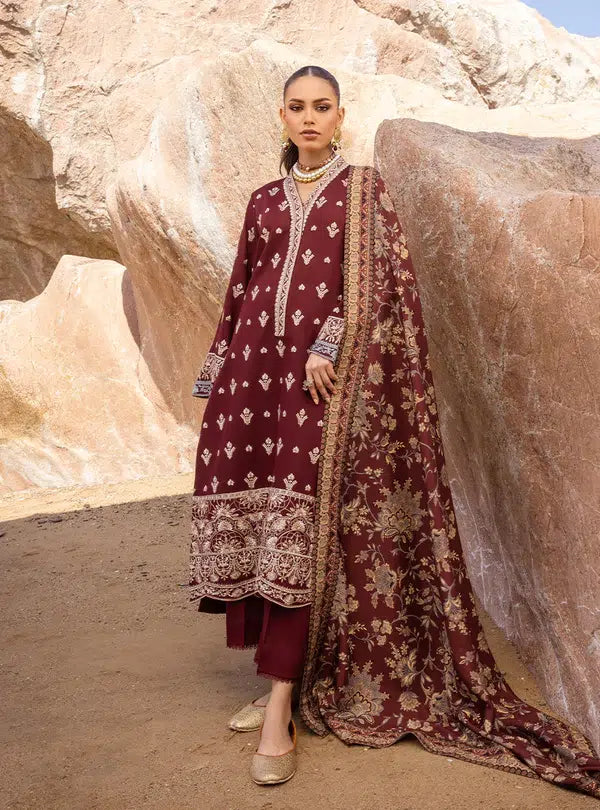 Zainab Chottani | Winter Shawls | Guzel - Hoorain Designer Wear - Pakistani Ladies Branded Stitched Clothes in United Kingdom, United states, CA and Australia