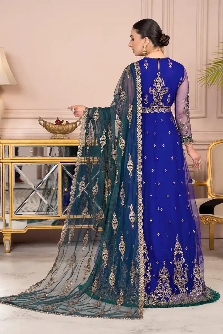 Zarif | Afreen Formals | ZA 09 ROYAL - Hoorain Designer Wear - Pakistani Ladies Branded Stitched Clothes in United Kingdom, United states, CA and Australia