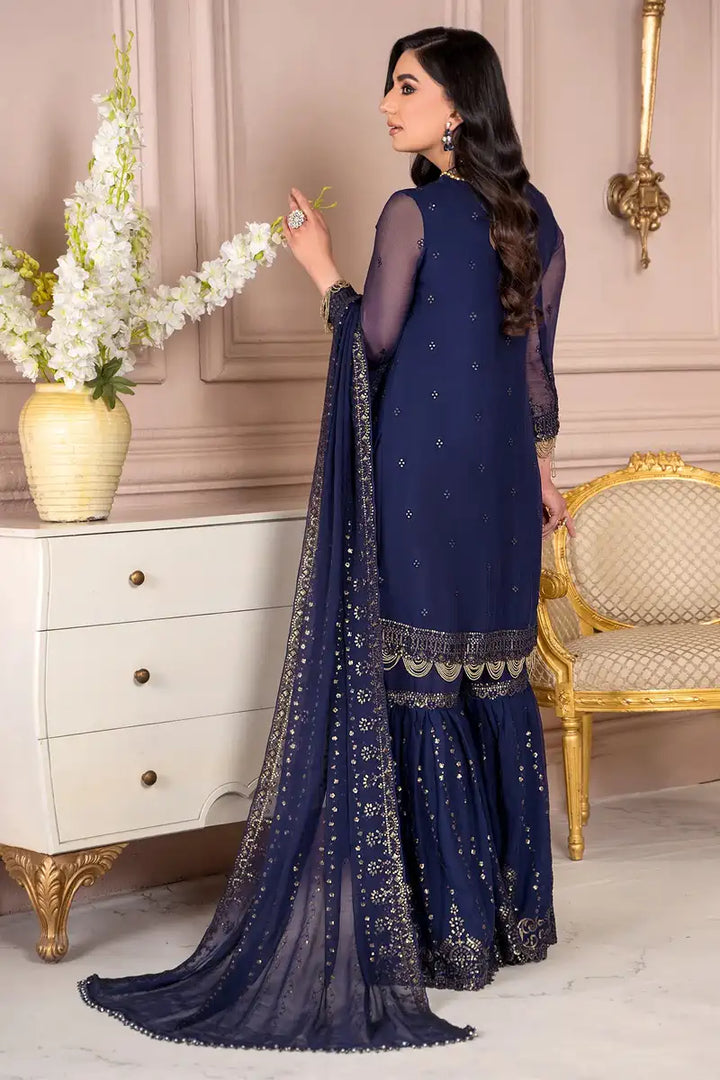 Zarif | Afreen Formals | ZA 05 ADMIRAL - Hoorain Designer Wear - Pakistani Ladies Branded Stitched Clothes in United Kingdom, United states, CA and Australia