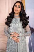 Zarif | Afreen Formals | ZA 02 STEEL GREY - Pakistani Clothes for women, in United Kingdom and United States