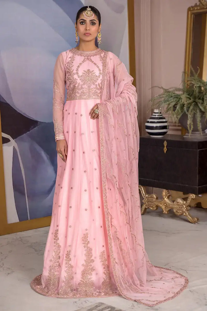 Zarif | Afreen Formals | ZA 06 FRENCH ROSE - Hoorain Designer Wear - Pakistani Ladies Branded Stitched Clothes in United Kingdom, United states, CA and Australia