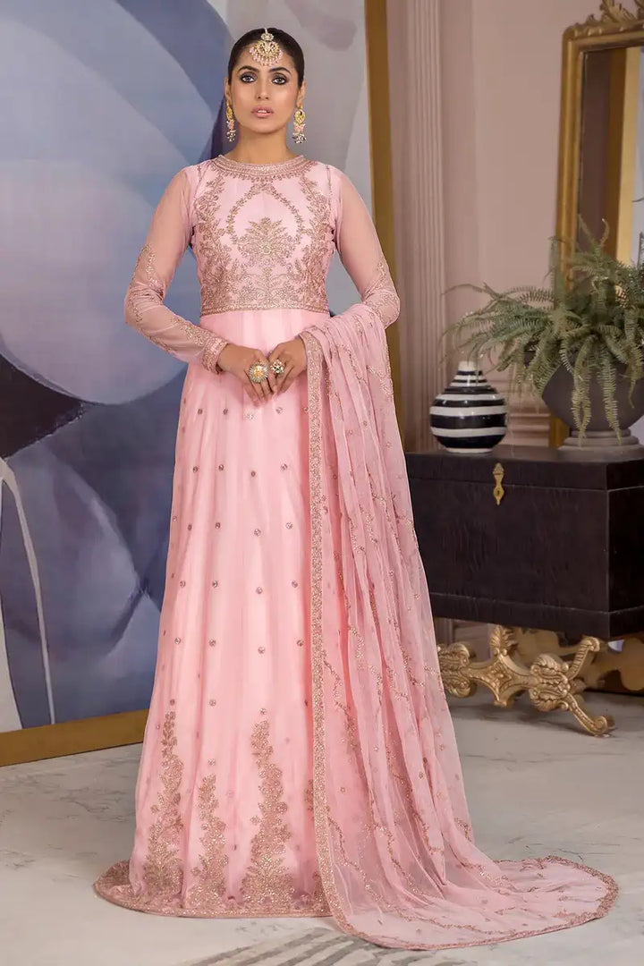 Zarif | Afreen Formals | ZA 06 FRENCH ROSE - Hoorain Designer Wear - Pakistani Ladies Branded Stitched Clothes in United Kingdom, United states, CA and Australia