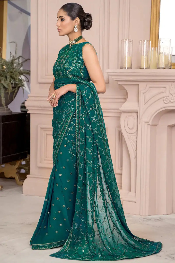 Zarif | Afreen Formals | ZA 07 TROPICAL - Hoorain Designer Wear - Pakistani Ladies Branded Stitched Clothes in United Kingdom, United states, CA and Australia