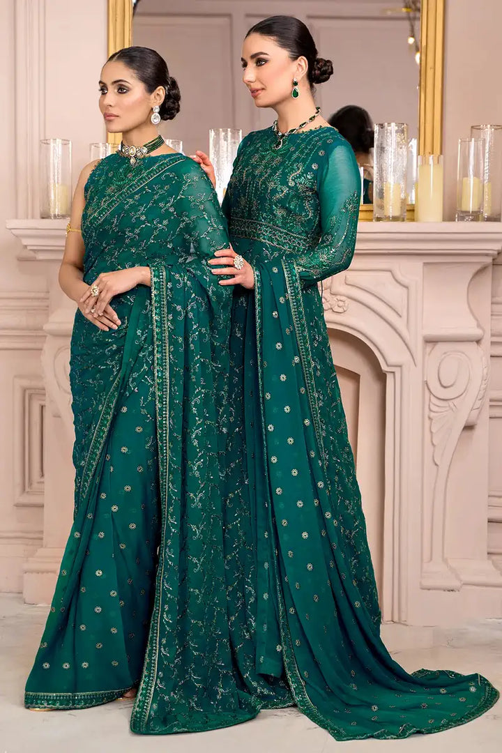 Zarif | Afreen Formals | ZA 07 TROPICAL - Hoorain Designer Wear - Pakistani Ladies Branded Stitched Clothes in United Kingdom, United states, CA and Australia