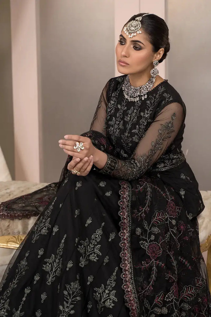 Zarif | Afreen Formals | ZA 03 BLACK AFFAIR - Hoorain Designer Wear - Pakistani Ladies Branded Stitched Clothes in United Kingdom, United states, CA and Australia