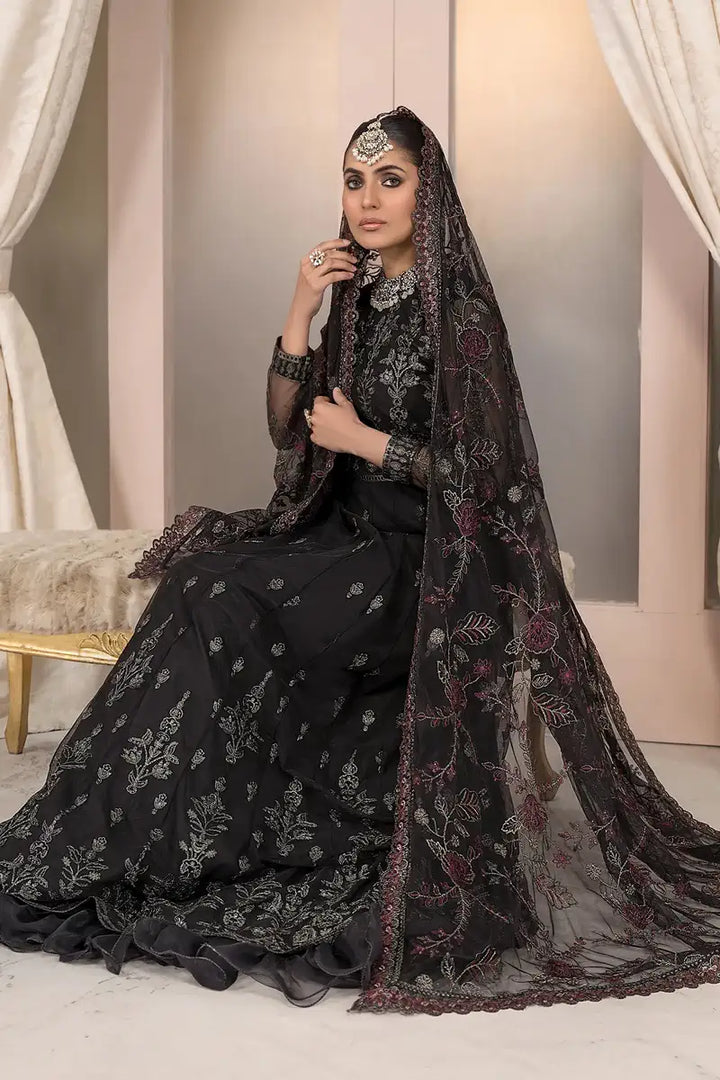 Zarif | Afreen Formals | ZA 03 BLACK AFFAIR - Hoorain Designer Wear - Pakistani Ladies Branded Stitched Clothes in United Kingdom, United states, CA and Australia