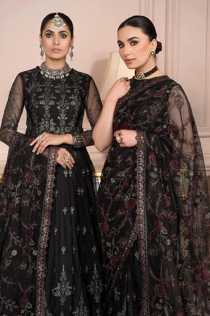 Zarif | Afreen Formals | ZA 03 BLACK AFFAIR - Hoorain Designer Wear - Pakistani Ladies Branded Stitched Clothes in United Kingdom, United states, CA and Australia