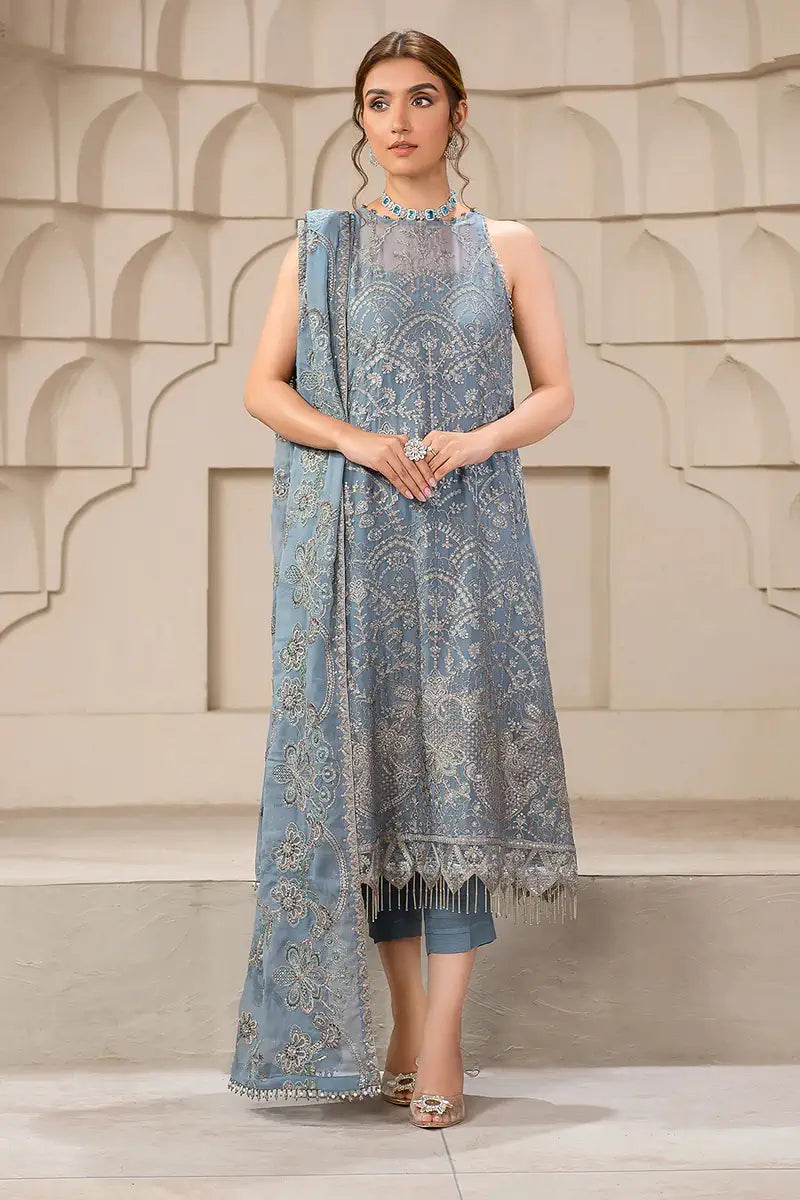 Zarif | Falak Formals | ZF 05 BLUE BELL - Pakistani Clothes for women, in United Kingdom and United States