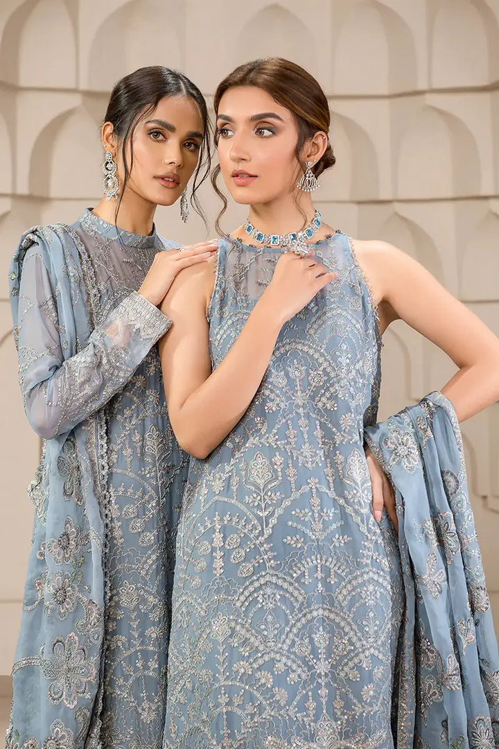 Zarif | Falak Formals | ZF 05 BLUE BELL - Pakistani Clothes for women, in United Kingdom and United States