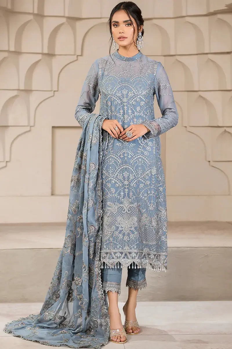 Zarif | Falak Formals | ZF 05 BLUE BELL - Pakistani Clothes for women, in United Kingdom and United States