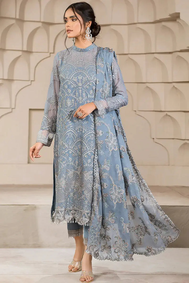 Zarif | Falak Formals | ZF 05 BLUE BELL - Pakistani Clothes for women, in United Kingdom and United States