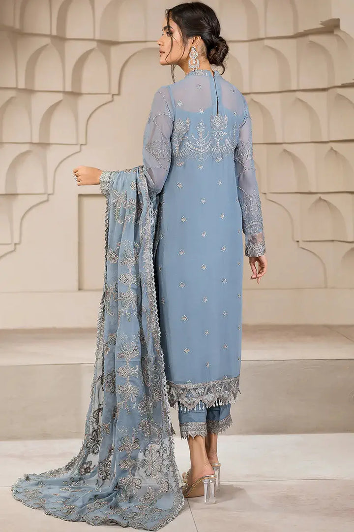 Zarif | Falak Formals | ZF 05 BLUE BELL - Pakistani Clothes for women, in United Kingdom and United States