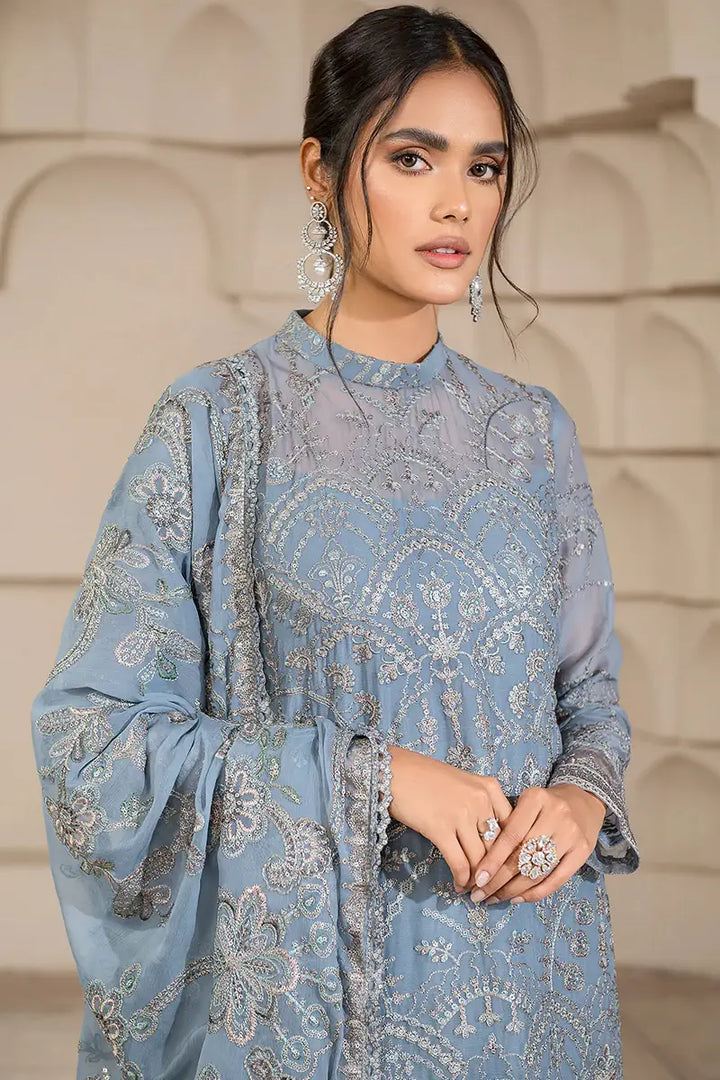 Zarif | Falak Formals | ZF 05 BLUE BELL - Pakistani Clothes for women, in United Kingdom and United States