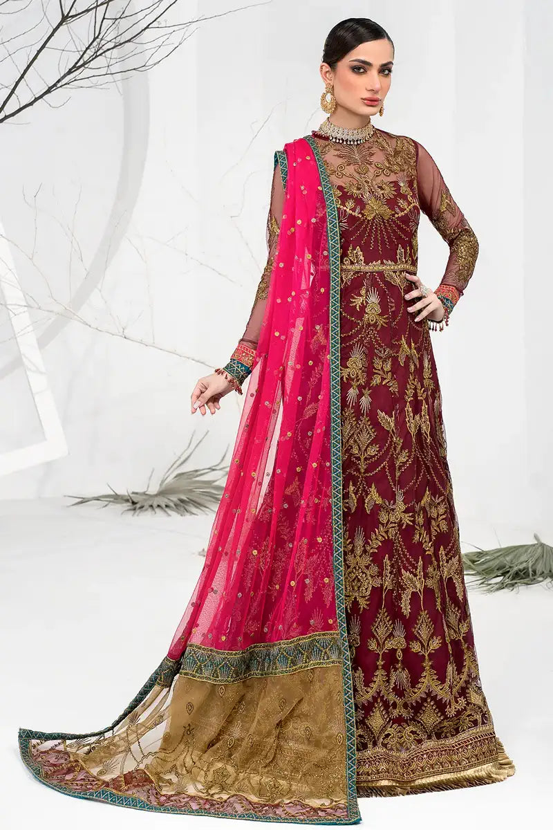 Zarif | LA CELESTE LUXURY Formals | ZLC 04 BURNT ROSE - Pakistani Clothes for women, in United Kingdom and United States