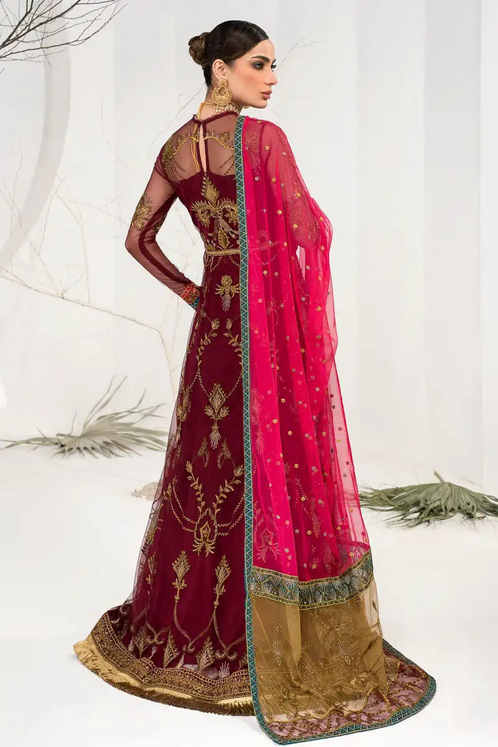 Zarif | LA CELESTE LUXURY Formals | ZLC 04 BURNT ROSE - Pakistani Clothes for women, in United Kingdom and United States