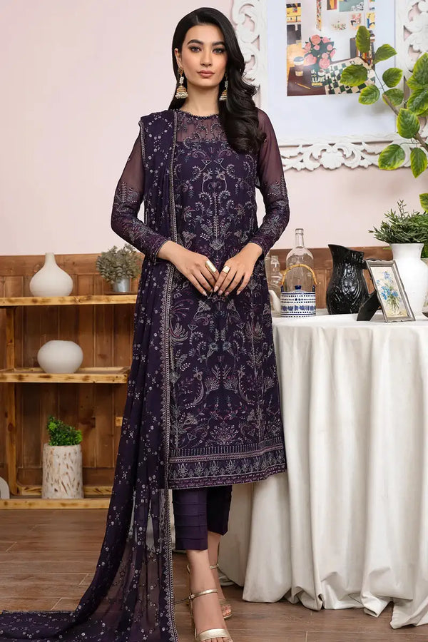 Zarif | Meeral Formals | ZLM 05 SCARLETT - Hoorain Designer Wear - Pakistani Ladies Branded Stitched Clothes in United Kingdom, United states, CA and Australia