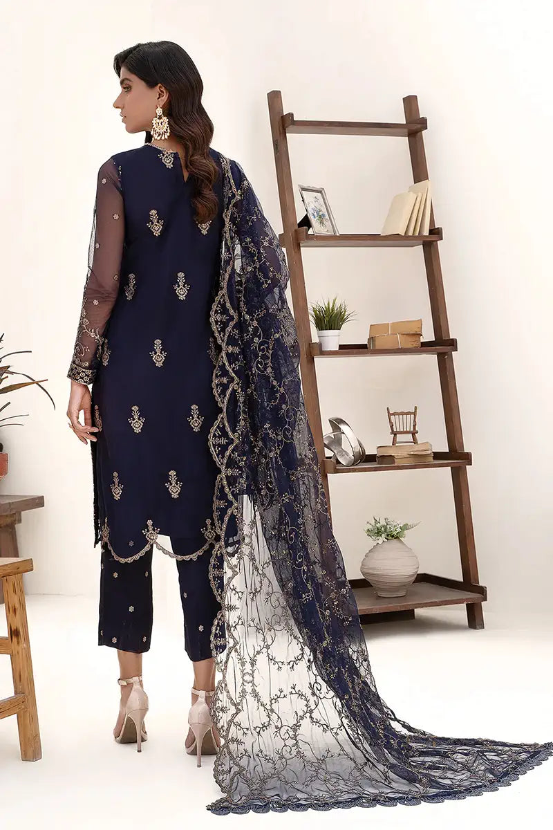 Zarif | Nazneen Formals | ZN 09 DEEP PINE - Pakistani Clothes for women, in United Kingdom and United States