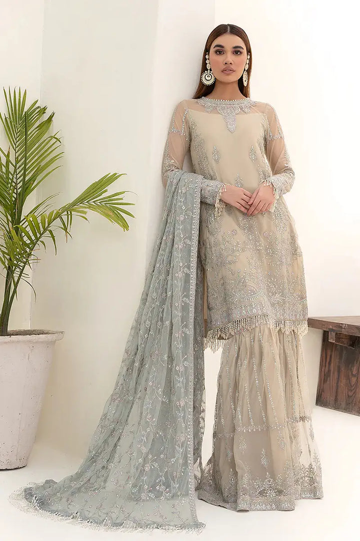 Zarif | Nazneen Formals | ZN 04 MOON LIGHT - Pakistani Clothes for women, in United Kingdom and United States