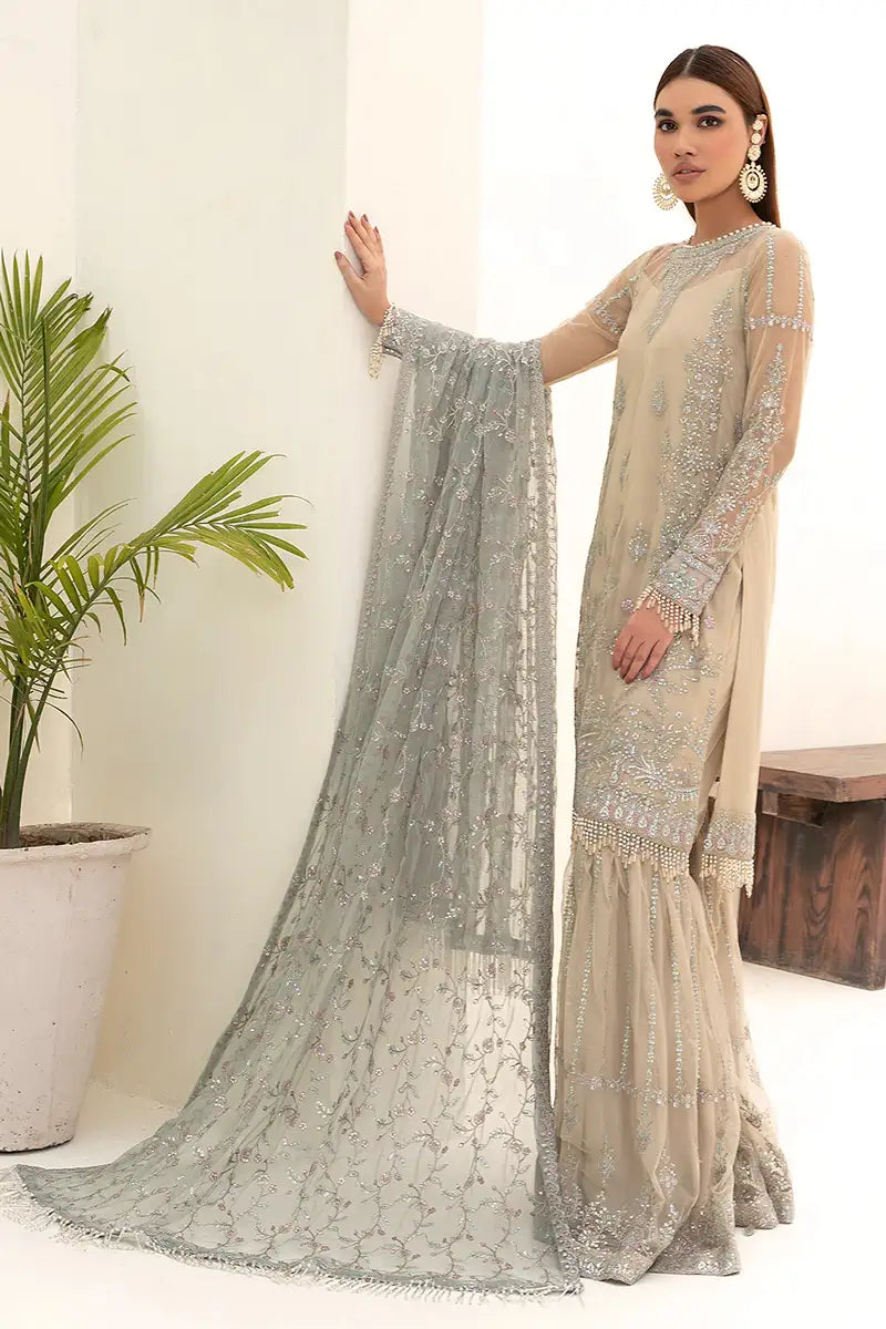 Zarif | Nazneen Formals | ZN 04 MOON LIGHT - Pakistani Clothes for women, in United Kingdom and United States