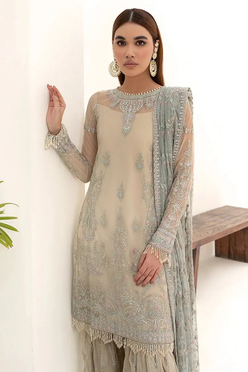 Zarif | Nazneen Formals | ZN 04 MOON LIGHT - Pakistani Clothes for women, in United Kingdom and United States