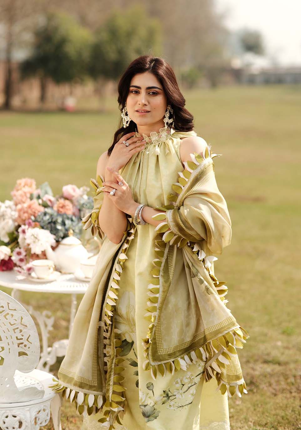 Zarqash | Luxe Lawn 24 | ZQ 13 - Pakistani Clothes for women, in United Kingdom and United States