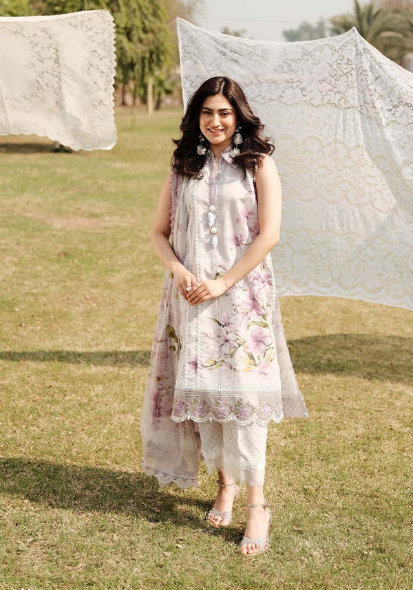 Zarqash | Luxe Lawn 24 | ZQ 3 - Hoorain Designer Wear - Pakistani Ladies Branded Stitched Clothes in United Kingdom, United states, CA and Australia