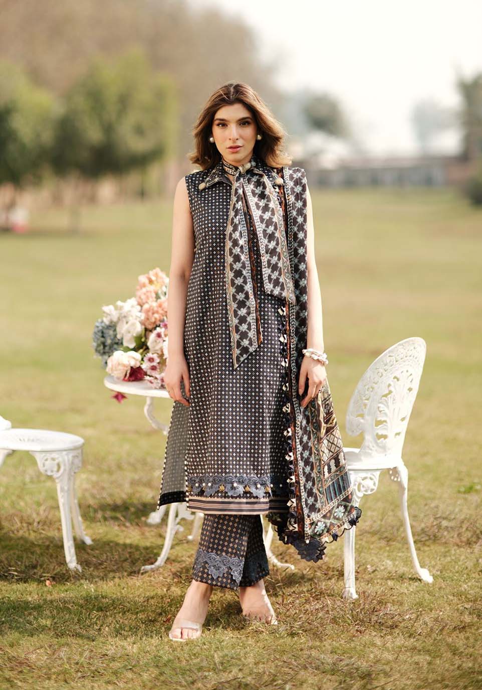 Zarqash | Luxe Lawn 24 | ZQ 2 - Pakistani Clothes for women, in United Kingdom and United States