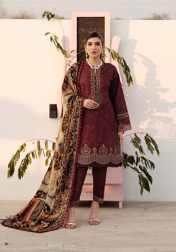 Zarqash | Luxe Lawn 24 | ZQ 6 - Pakistani Clothes for women, in United Kingdom and United States