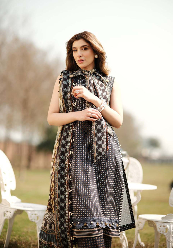 Zarqash | Luxe Lawn 24 | ZQ 2 - Hoorain Designer Wear - Pakistani Ladies Branded Stitched Clothes in United Kingdom, United states, CA and Australia