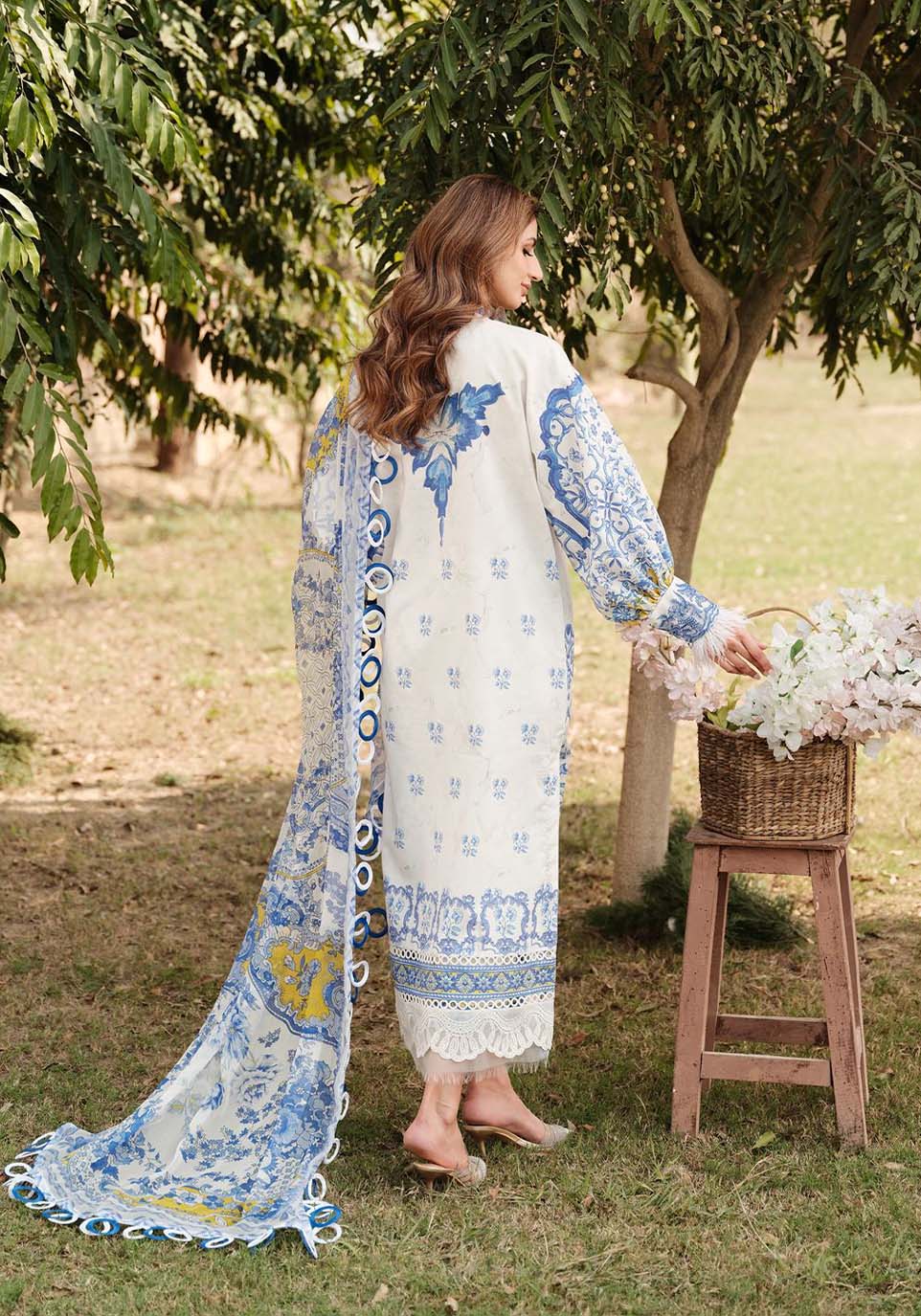 Zarqash | Luxe Lawn 24 | ZQ 7 - Pakistani Clothes for women, in United Kingdom and United States