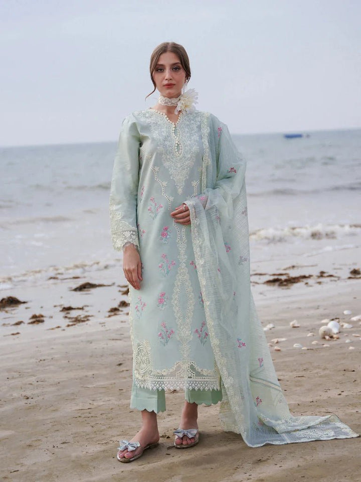 Aabyaan | Saagar Luxury Lawn 24 | LINA (AF - 08) - Pakistani Clothes - Hoorain Designer Wear