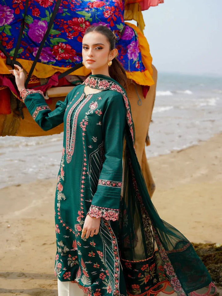 Aabyaan | Saagar Luxury Lawn 24 | NOORA (AF - 10) - Pakistani Clothes - Hoorain Designer Wear