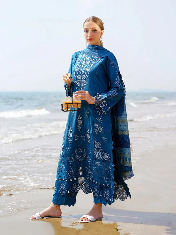 Aabyaan | Saagar Luxury Lawn 24 | ZEENA (AF - 12) - Pakistani Clothes - Hoorain Designer Wear