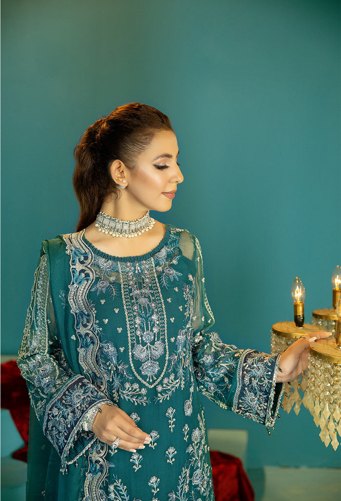 Adans Libas | Alora Formals | 5393 - Hoorain Designer Wear - Pakistani Ladies Branded Stitched Clothes in United Kingdom, United states, CA and Australia