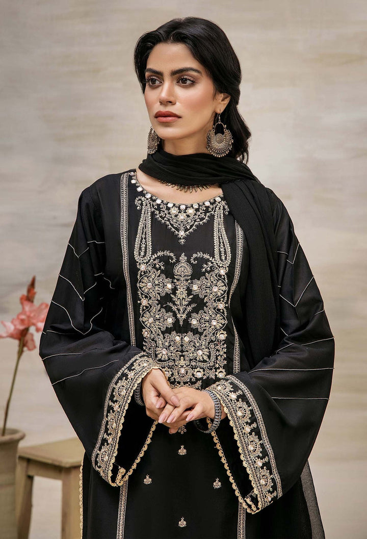 Adans Libas | Black Edition 24 | Black Edition 8634 - Pakistani Clothes - Hoorain Designer Wear