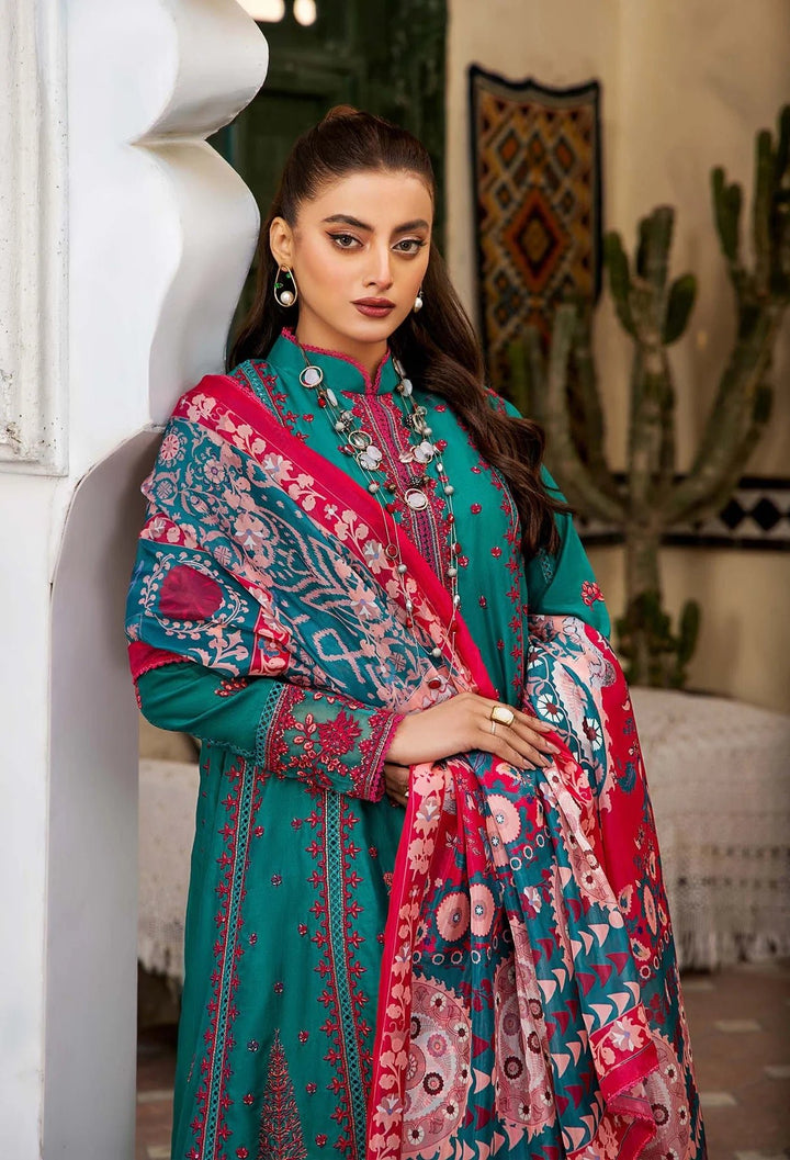 Adans Libas | Humaira Zia Pret Lawn | 5852 - Pakistani Clothes - Hoorain Designer Wear