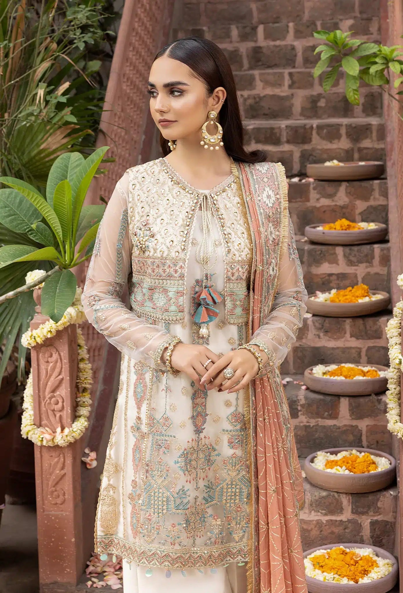 Adans Libas | Ik Daastan 23 | Sakina Bano Begum - Pakistani Clothes - Hoorain Designer Wear