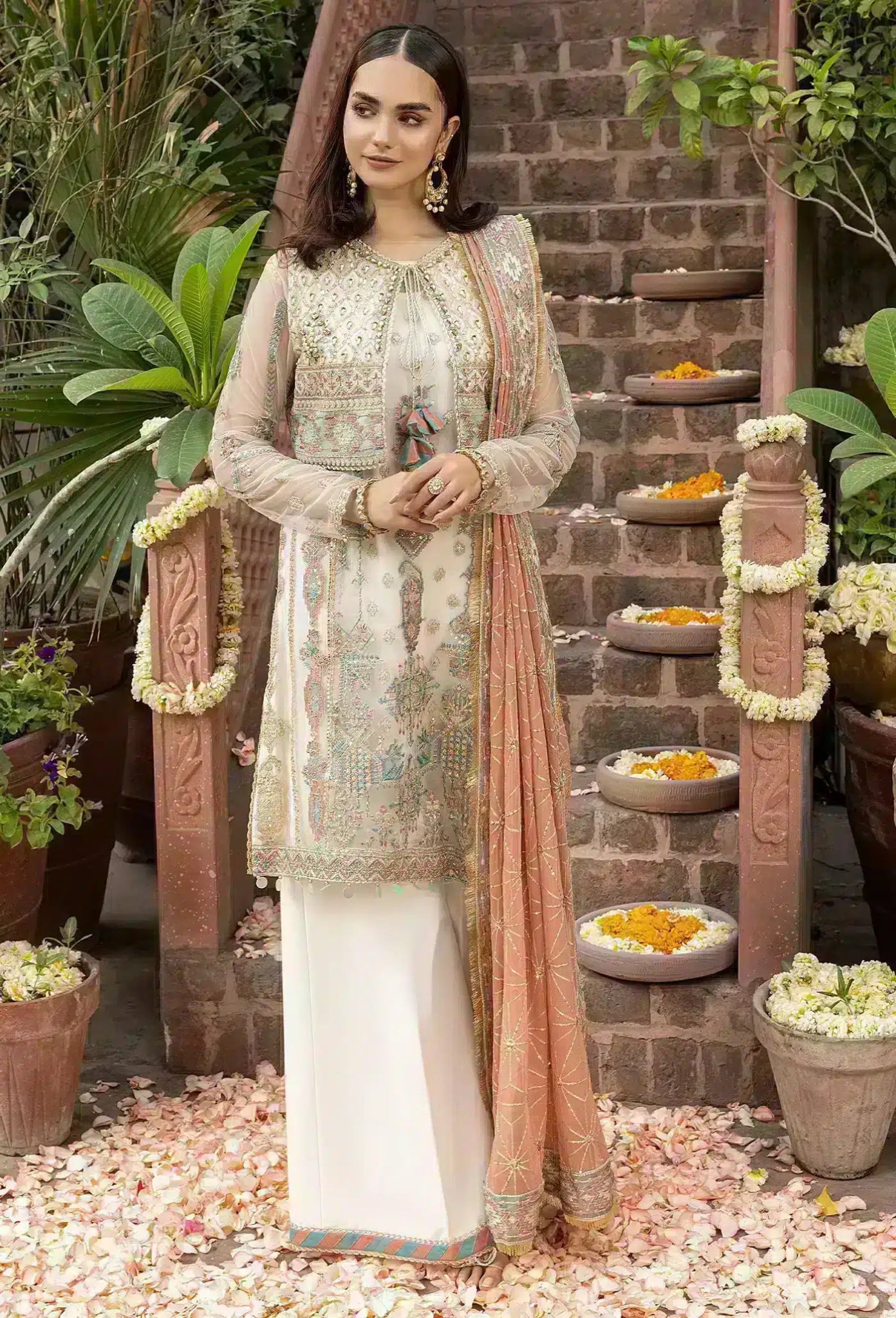 Adans Libas | Ik Daastan 23 | Sakina Bano Begum - Pakistani Clothes - Hoorain Designer Wear