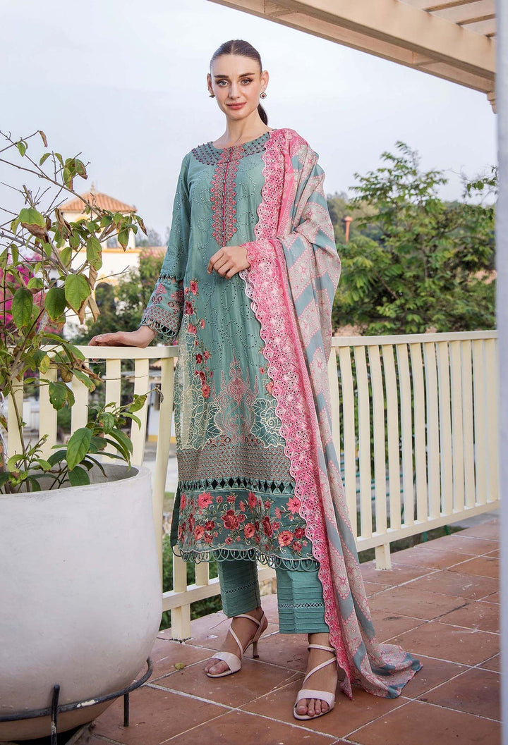 Adans Libas | Lawn Hijab Sheikh 2 | Adan's Lawn 7308 - Pakistani Clothes - Hoorain Designer Wear