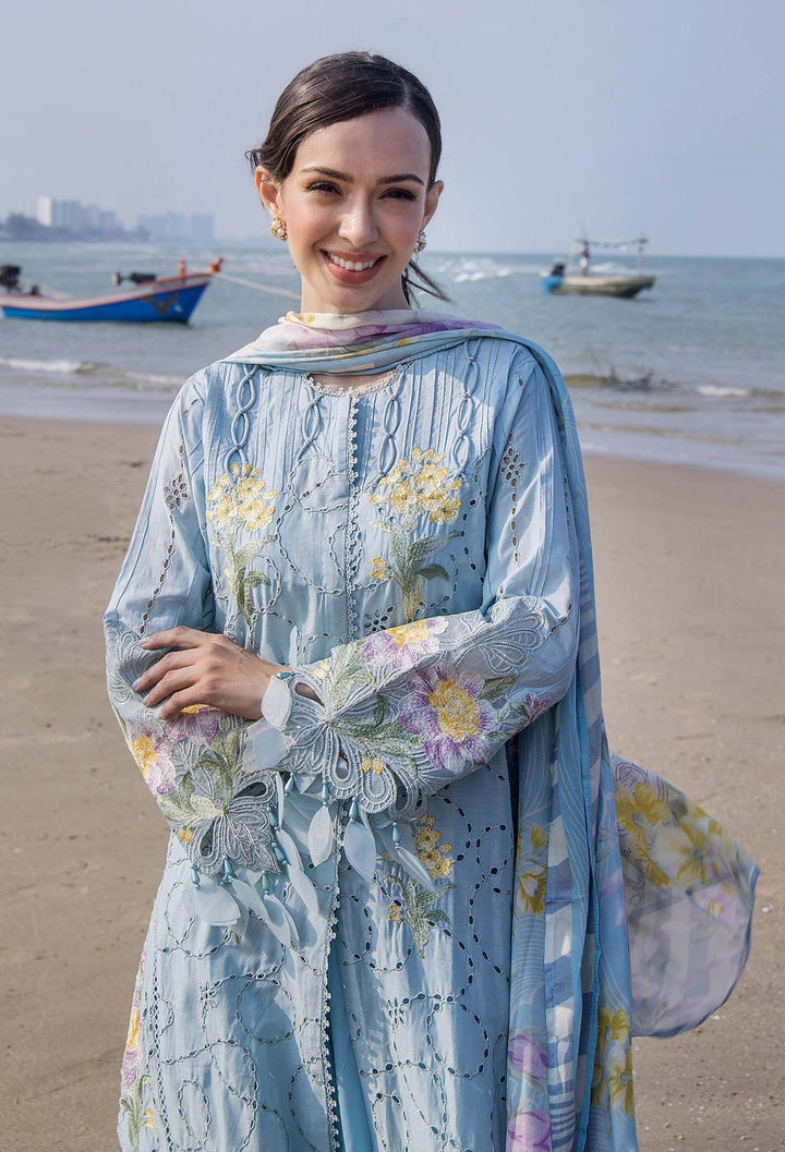 Adans Libas | Ocean Lawn | Adan's Ocean 7404 - Pakistani Clothes - Hoorain Designer Wear