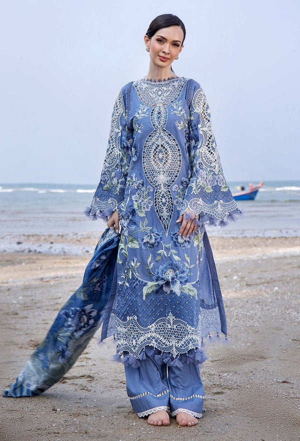 Adans Libas | Ocean Lawn | Adan's Ocean 7407 - Pakistani Clothes - Hoorain Designer Wear