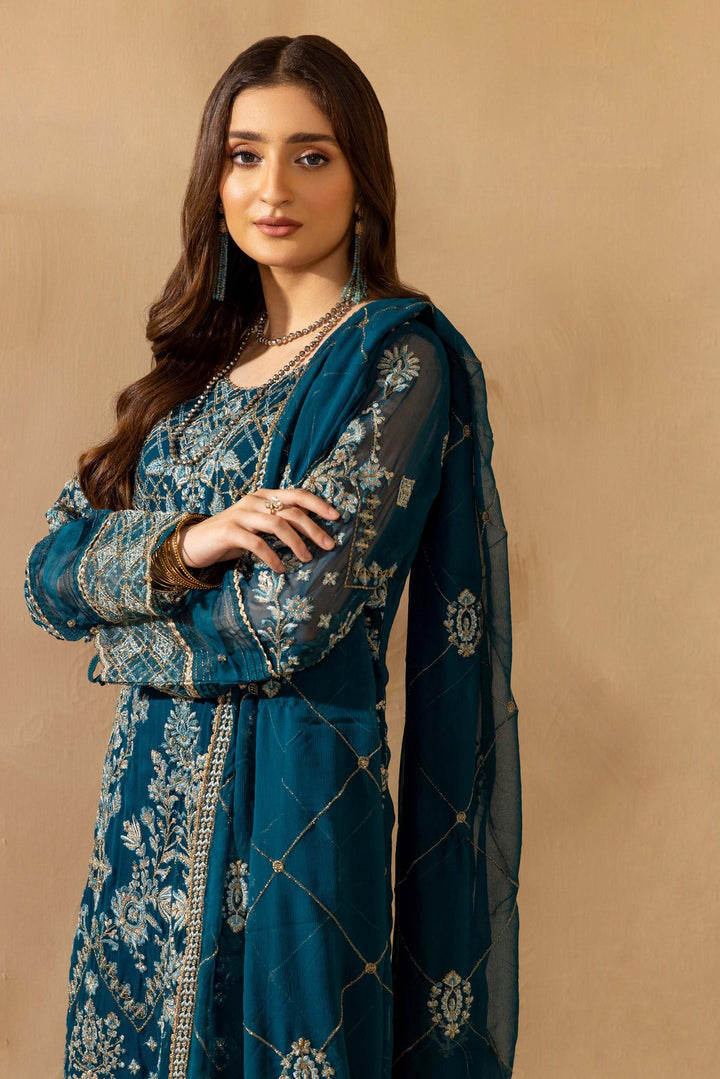 Adans Libas | Adans Chiffon 24 | 6201 - Hoorain Designer Wear - Pakistani Ladies Branded Stitched Clothes in United Kingdom, United states, CA and Australia